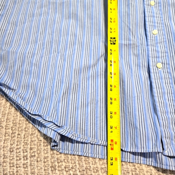 Polo by Ralph Lauren Men's Blue Striped Shirt Size 5XB Big - Picture 5 of 6